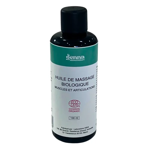 Huile de massage Biologique Muscles et Articulations