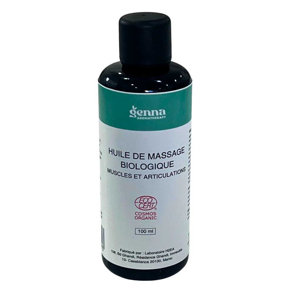 Huile de massage Biologique Muscles et Articulations genna
