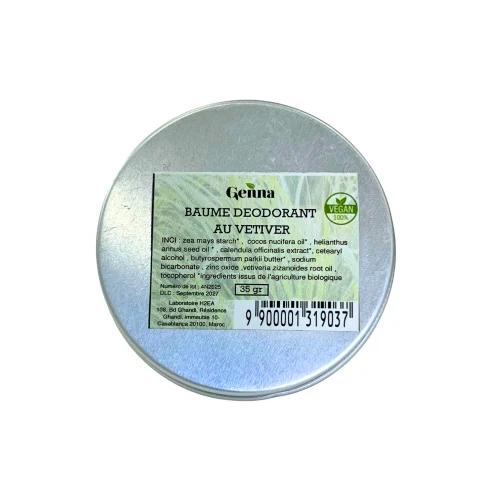 Baume Déodorant au Vétiver – 35 g